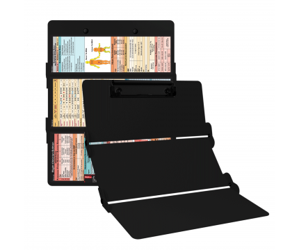 WhiteCoat Clipboard® Trifold - Blackout Flight Medic Edition